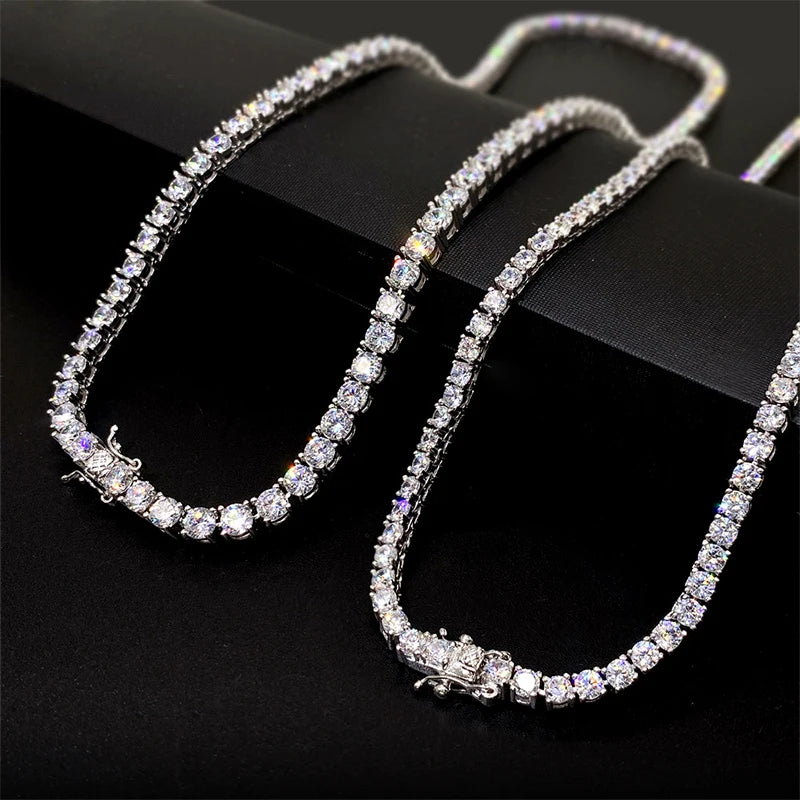 Moissanite Tennis Bracelet 925 Sterling Silver